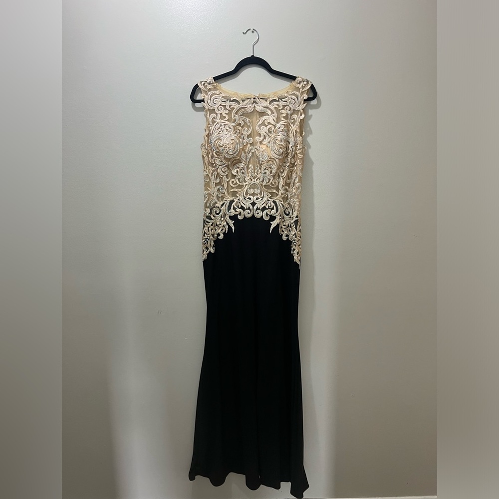 Gold and Black Evening Gown